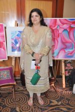 at the launch of art and couture exhibition in Taj President, Mumbai on 14th Oct 2013
